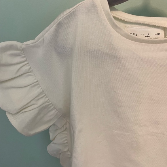 ZARA RUFFLED TOP - Picture 7 of 10